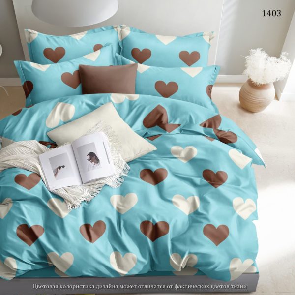 Комплект постельного белья из бязи ГОСТ 125  "Шоко любовь"